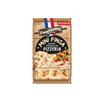 Croustipate Mini pinsa comme à la pizzeria, 125g
