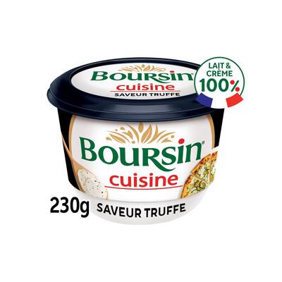 Boursin Cuisine Fromage à cuisiner saveur Truffe, 230g