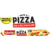 Herta Pâte à Pizza Fine & Rectangulaire, 390g