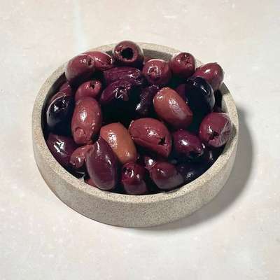 Olives Kalamata au naturel dénoyautées (150 g)