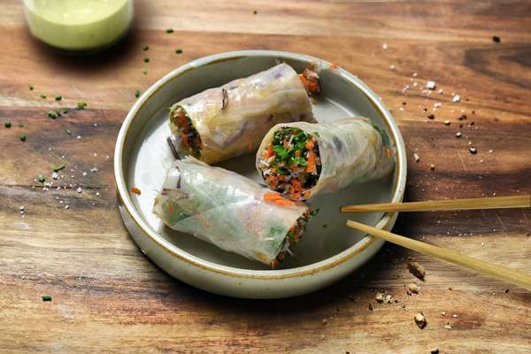 Rouleaux veggie sauce cacahuète, Frichti (150 g)