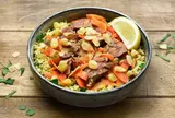 Agneau rôti & semoule aux épices, Frichti (405 g)