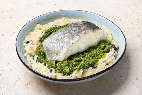 Lieu jaune de Lorient & sa véritable salsa verde, Frichti (385 g)