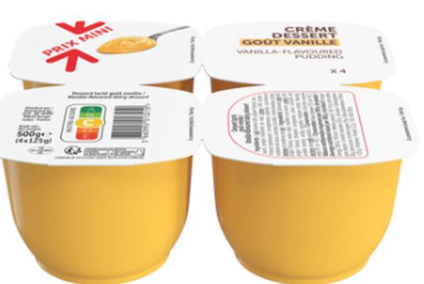 Crème dessert à la vanille, Prix Mini (4 x 125 g)