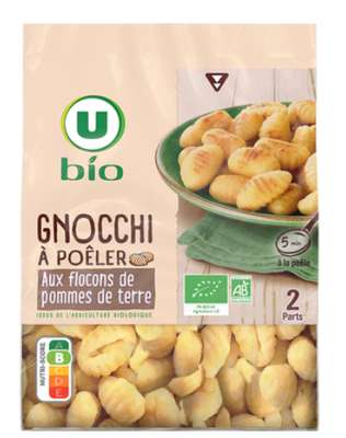 Gnocchi à poêler, U BIO (300 g)