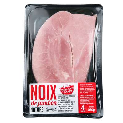 Noix de jambon nature, Le domaine Picard (4 tranches, 160 g)