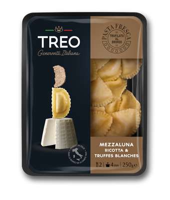 Mezzaluna Ricotta et Truffe blanche, Treo (250 g)
