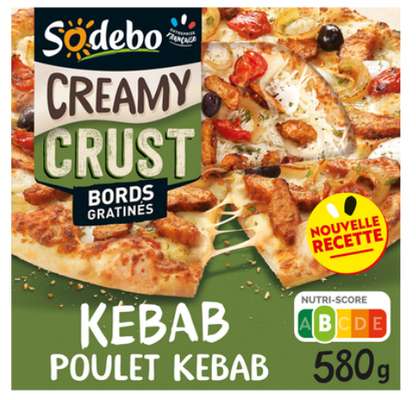 Pizza crust kebab poulet, Sodebo (580 g)