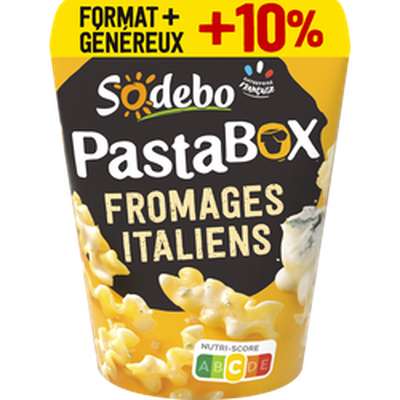 Fusilli aux fromages italiens, Sodebo (330 g)