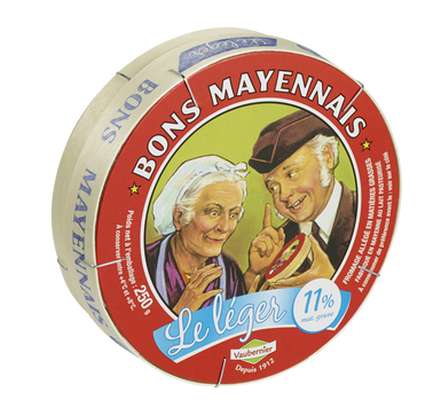 Camembert allégé au lait pasteurisé, Bon Mayennais (250 g)