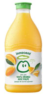 Jus d'orange avec pulpe, Innocent (1,5 L)
