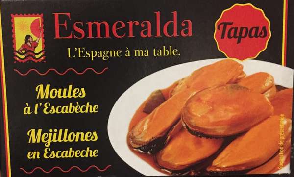 Moules à l'escabèche, Esmeralda (111 g)