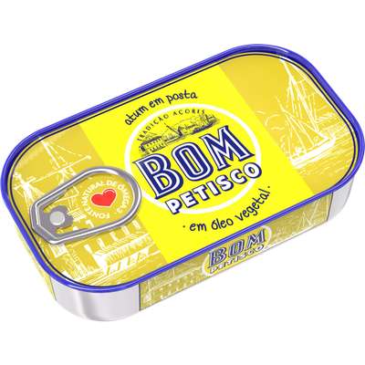 Thon à l'huile végétale, Bom Petisco (120 g)