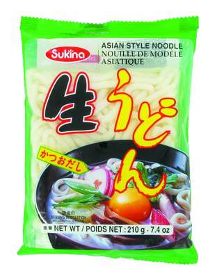 Nouilles udon avec assaisonnement, Sukina (210 g)