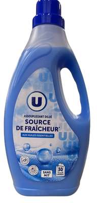 Adoucissant source de fraîcheur, U (30 lavages, 2 L)