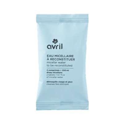 Eau micellaire à reconstituer certifiée BIO, Avril (5 g)