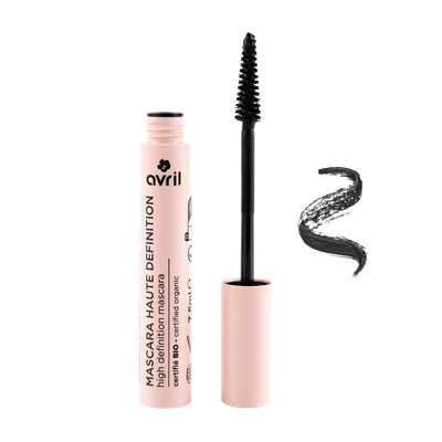 Mascara haute définition noir certifié BIO, Avril (7,5 ml)