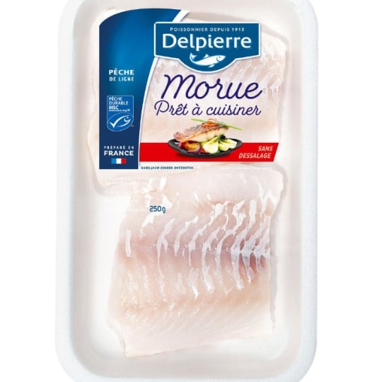 Filets de morue sans dessalage DELPIERRE