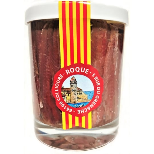 Filets d'anchois huile de tournesol ANCHOIS ROQUE