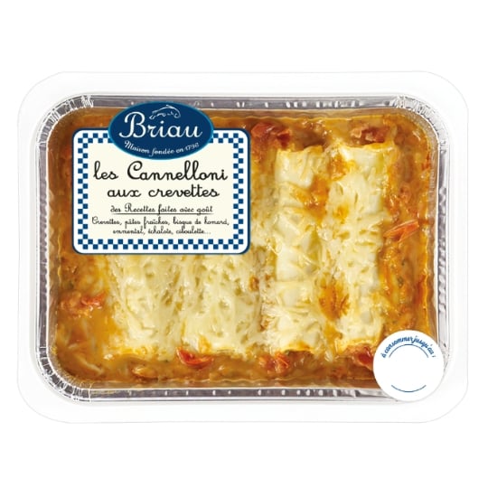 Cannelloni  aux crevettes MAISON BRIAU