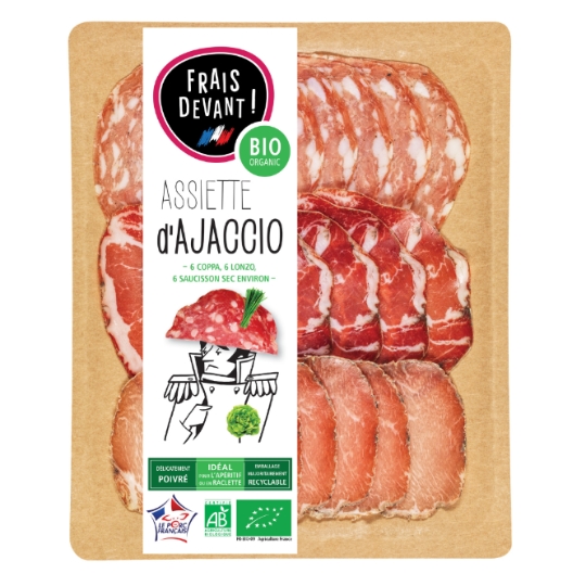 Assortiment de Charcuterie d'Ajaccio Bio FRAIS DEVANT