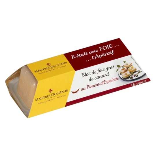 Foie Gras de Canard au Piment D'espelette MAISTRES OCCITANS