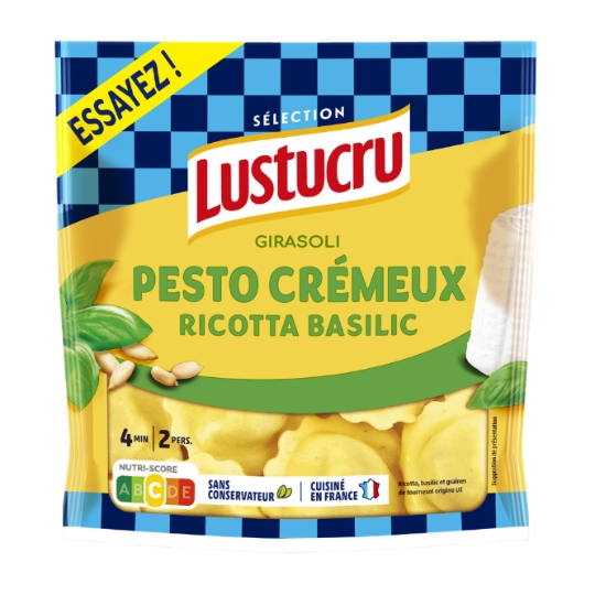 Pâtes Fraîches Girasoli Pesto LUSTUCRU SELECTION