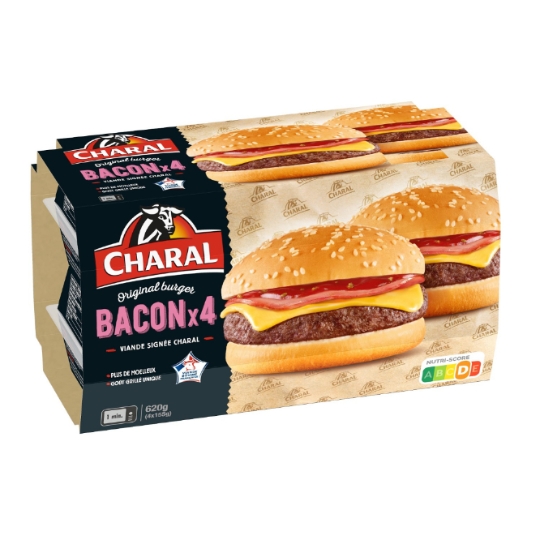 Burger au Bacon CHARAL