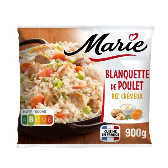 Blanquette de Poulet Riz Crémeux et Légumes Fondants MARIE