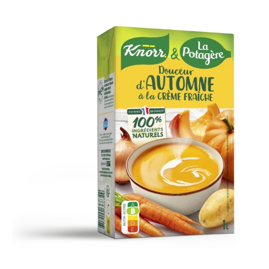 Soupe Douceur d'Automne à la Crème Fraîche KNORR & LA POTAGERE