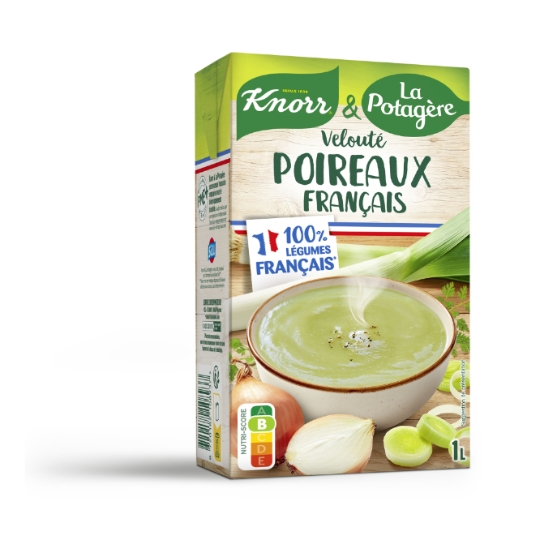 Soupe Velouté Poireaux, Pomme de Terre, Crème Fraîche KNORR & LA POTAGERE
