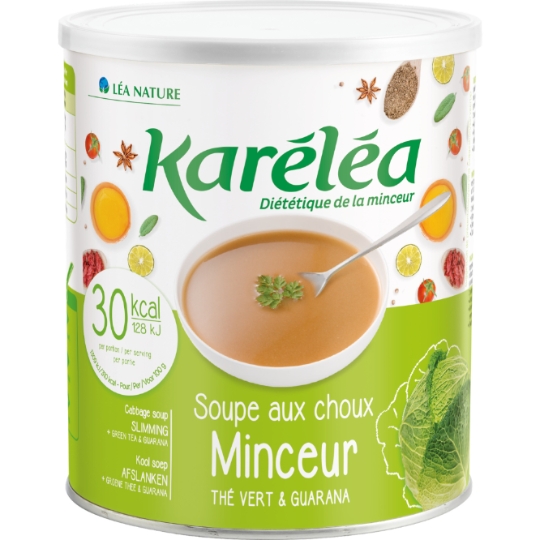 Soupe minceur aux choux + plantes KARELEA