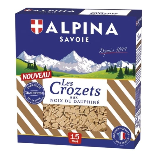 Pâtes crozets noix du dauphiné ALPINA
