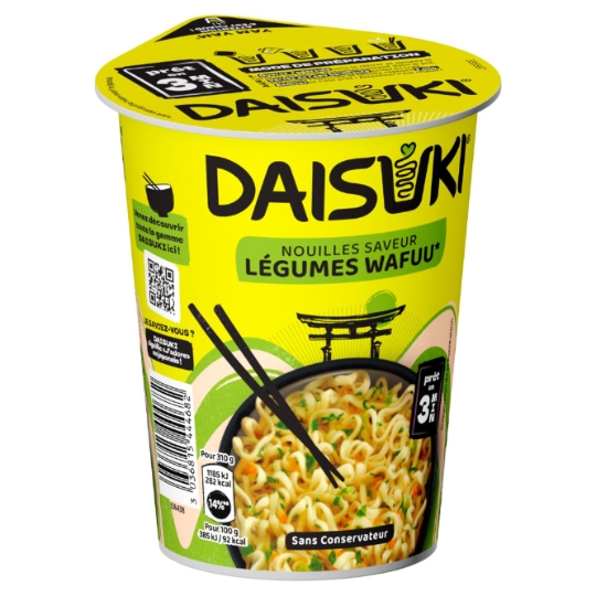 Nouilles Instantanées Saveur Légumes WAFUU DAISUKI