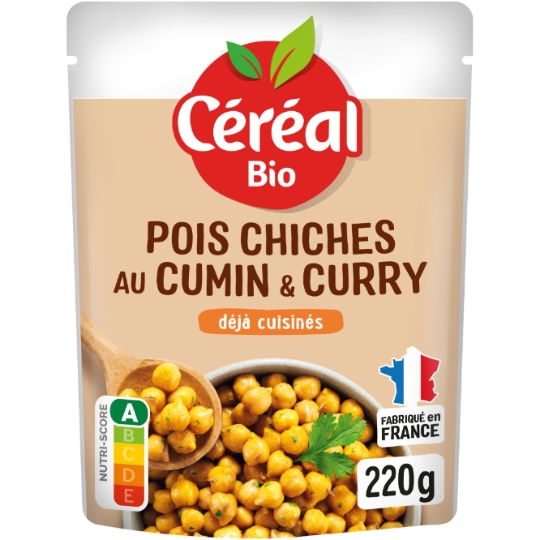 Pois Chiches Au Cumin & Curry CEREAL BIO