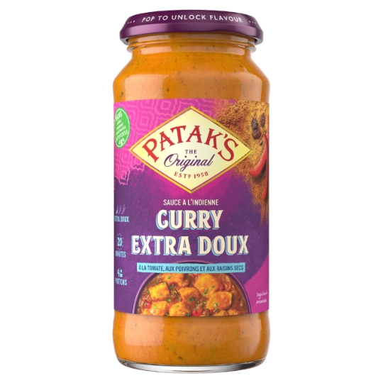 Sauce A l'Indienne Curry Extra Doux PATAKS