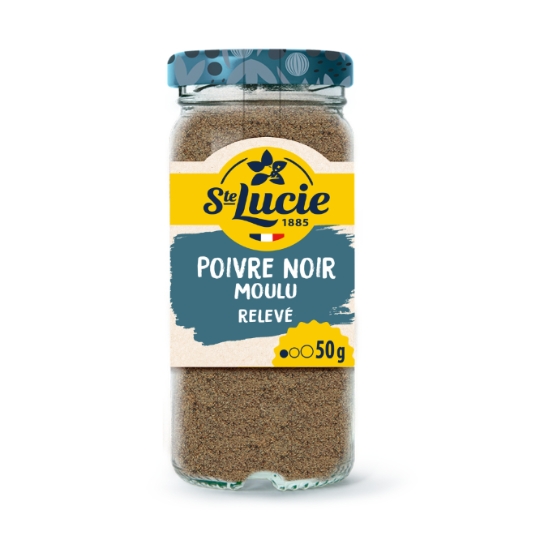 Poivre Noir Moulu SAINTE LUCIE