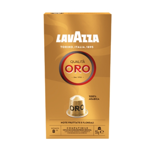 Café Capsules Qualita Oro Intensité 8 Compatible Nespresso LAVAZZA