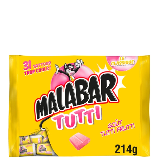 Chewing-gum tutti frutti MALABAR