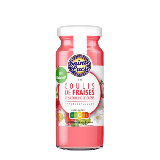 Coulis fraise cassis SAINTE LUCIE