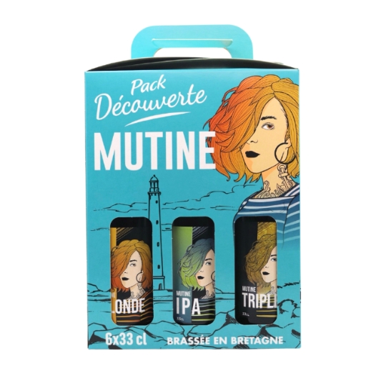Coffret Bière Pack Découverte Mutine BRASSERIE DES ABERS
