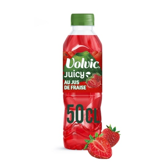 Eau Plate Aromatisée Fraise Juicy VOLVIC