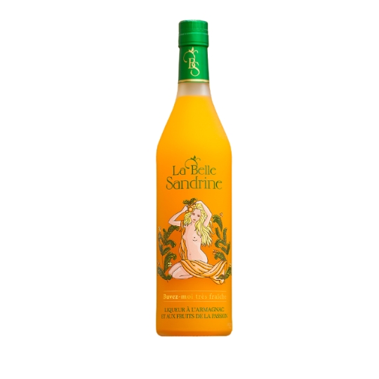 Liqueur à l'Armagnac et aux Fruits de la Passion 16% LA BELLE SANDRINE