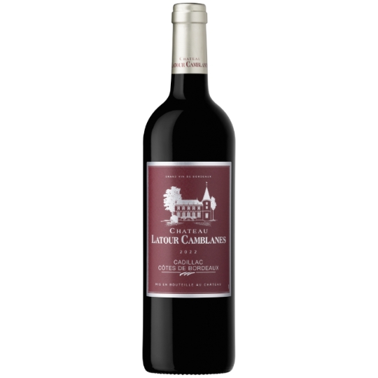 Vin Rouge A.O.P. Cadillac Côtes de Bordeaux CHATEAU LATOUR CAMBLANES