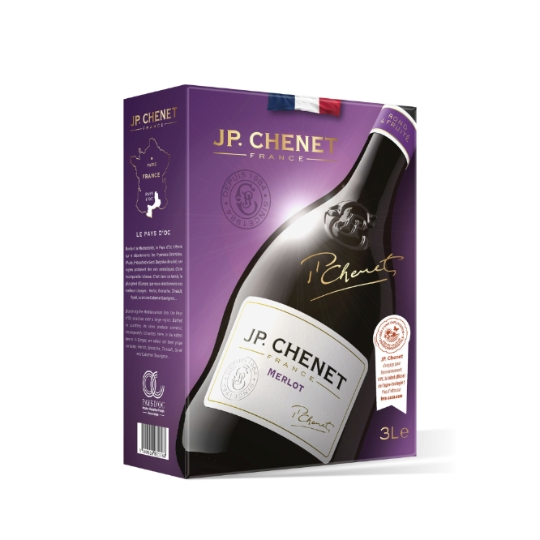 Vin Rouge I.G.P. Pays d'Oc JP. CHENET MERLOT
