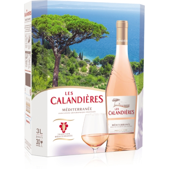 Vin Rosé IGP Méditerranée LES CALANDIERES