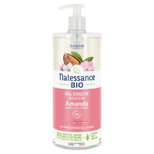 Gel douche Corps Adoucissante à l'Amande Bio NATESSANCE