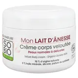 Crème Hydratante Nourrissante Corps Peau Sèche à Très Sèche Lait d'Ânesse Bio SO'BIO ETIC