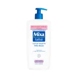 Lait de toilette bébé Nettoie et hydrate Corps et visage à la Vitamine E et à l'Huile d'Amande Douce Très Doux Hypoallergénique Maxi Format Familial MIXA BEBE