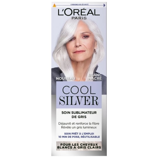 Coloration Capillaire  Cool Silver - Blanc Nacré  L'OREAL PARIS
